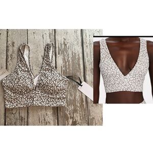 VARLEY Watson Printed Sports Bra - Sz S